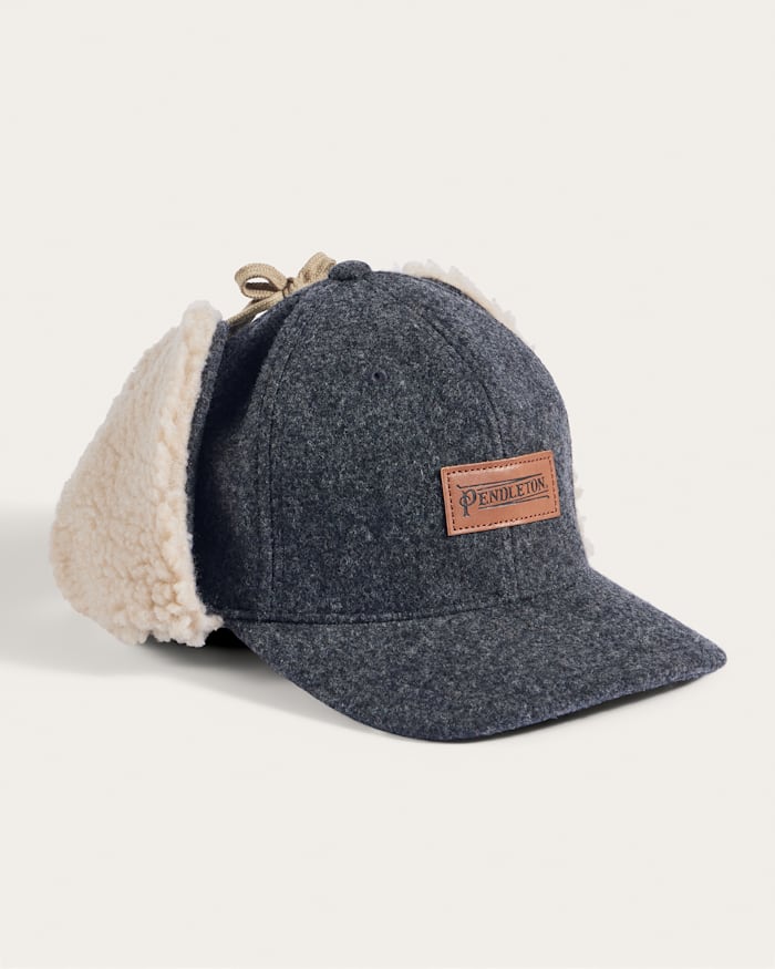 Shop Icon Lambswool Pom Beanie in Accessories | Pendleton display picture 2